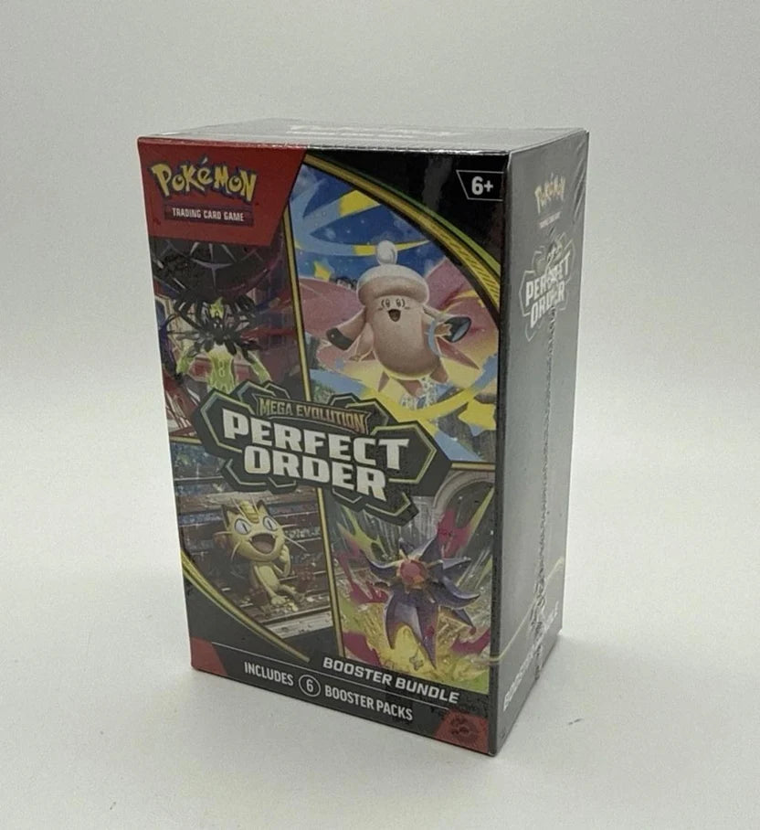Pokémon TCG Mega Evolution—Perfect Order ME03 Booster Bundle 6 Packs Factory Sealed