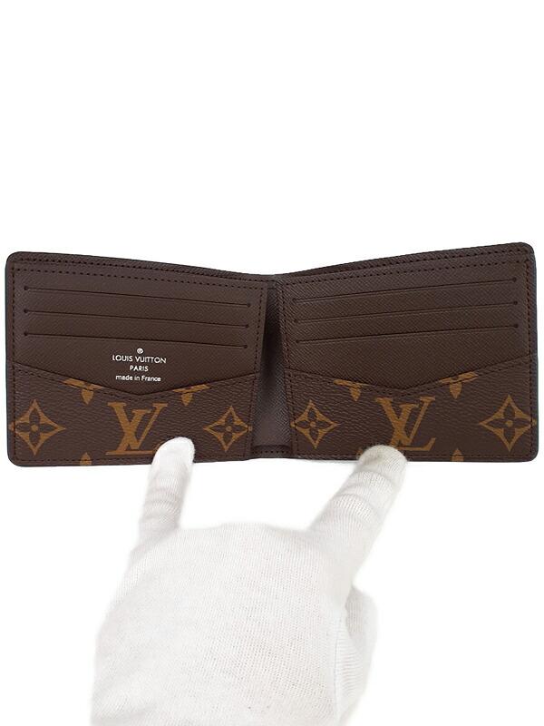 Louis Vuitton Multiple Slender Wallet Monogram Canvas Brown Men’s Wallet