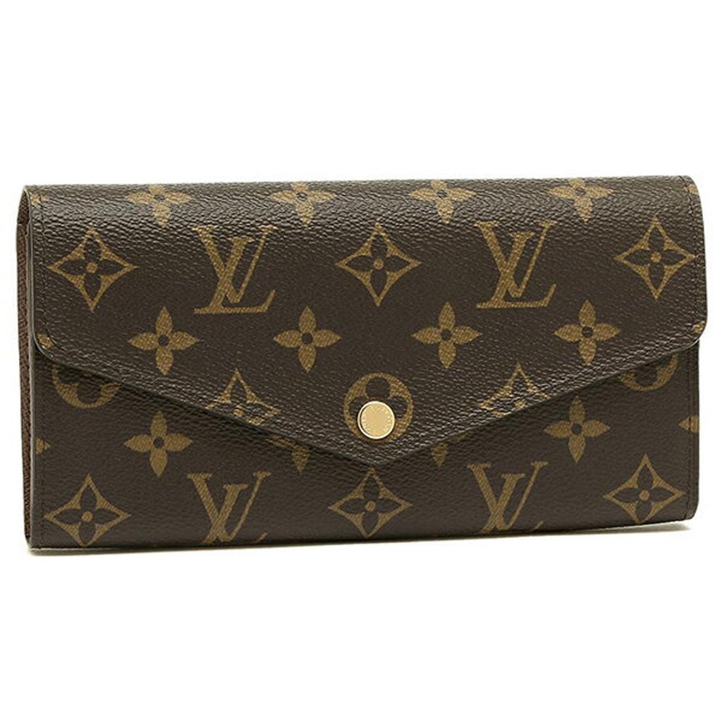 Authentic LOUIS VUITTON Monogram Portefeuille Sarah Long Wallet F#46691