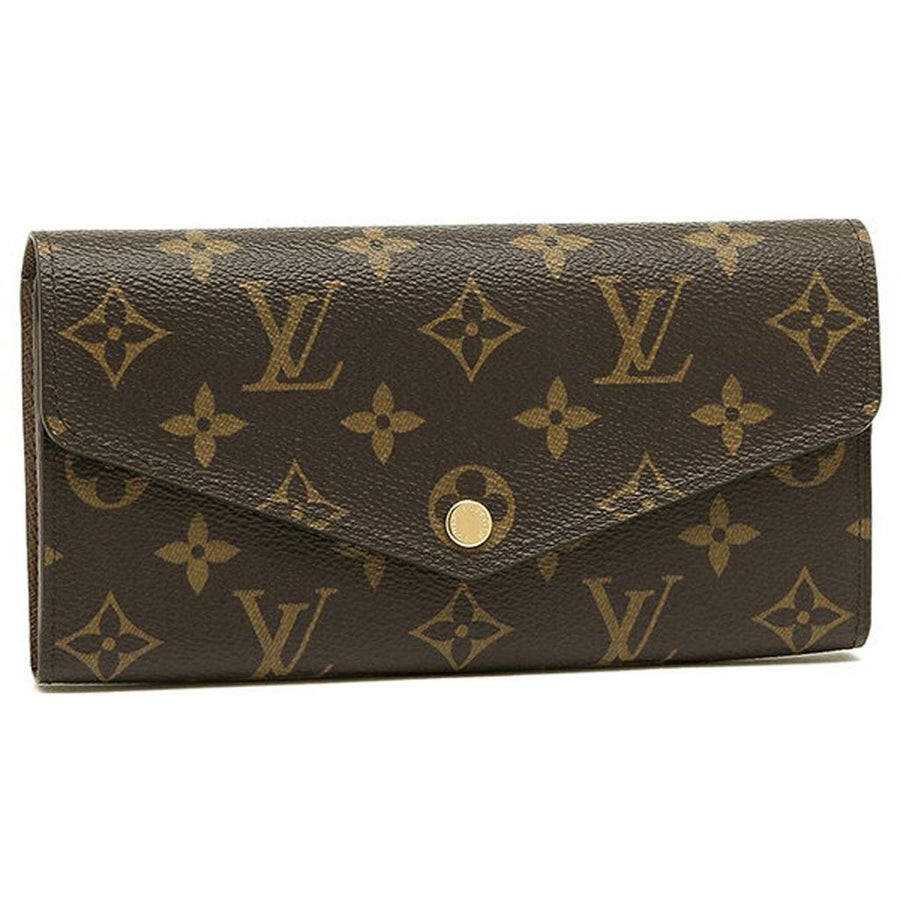 Authentic LOUIS VUITTON Monogram Portefeuille Sarah Long Wallet F#46691