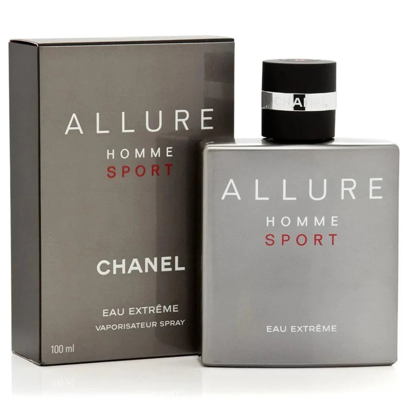 CHANEL Allure Homme Sport Eau Extrême Eau de Parfum for Men – 100ml / 3.4 oz | Luxury Woody Aromatic Fragrance