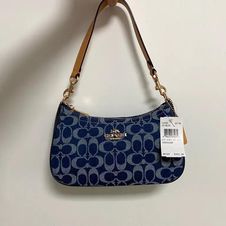 Coach CAF82 Denim/Natural Teri Shoulder Bag