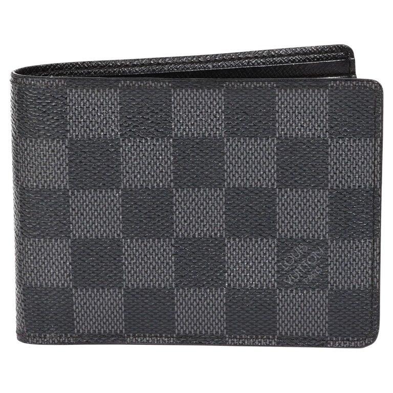 Louis Vuitton Multiple Bifold Wallet Damier Graphite Canvas Black/Grey
