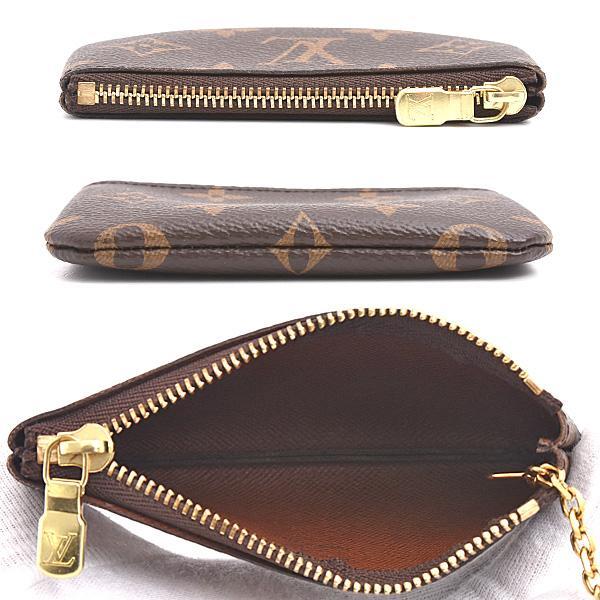 Louis Vuitton Monogram Pochette Clés Key Pouch Brown M62650