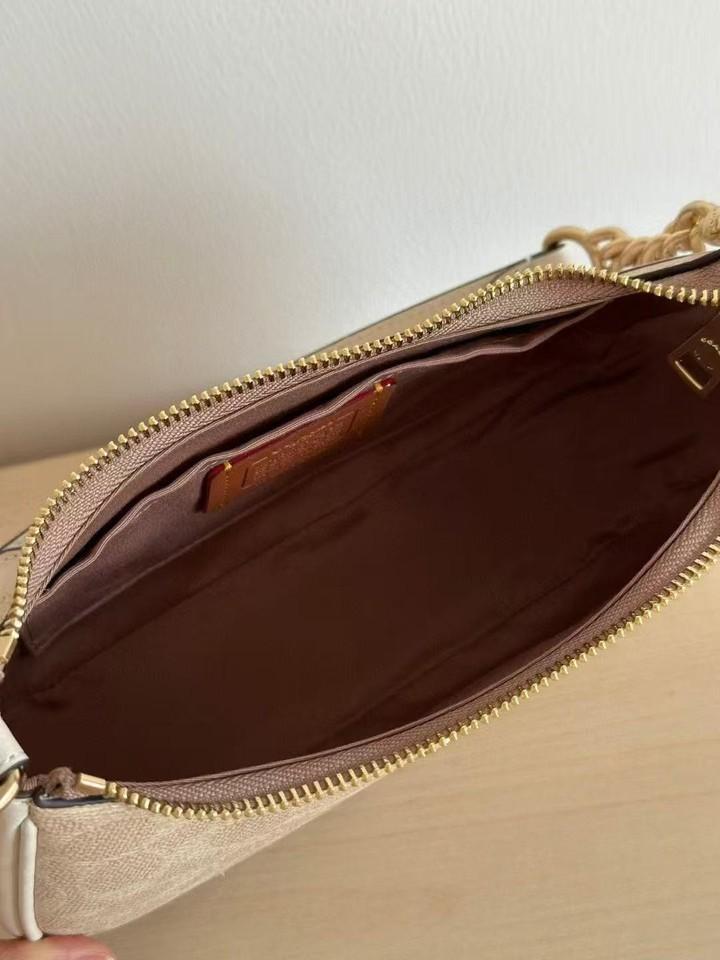 COACH Teri Shoulder Bag in Signature Canvas for Women