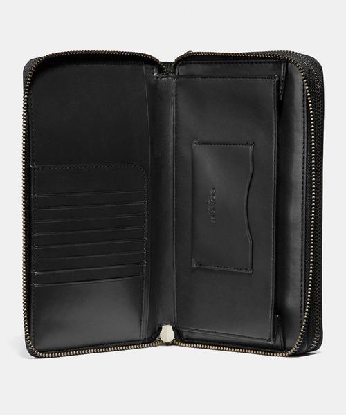 COACH Men's Travel Organizer Double Zip Embossed Signature