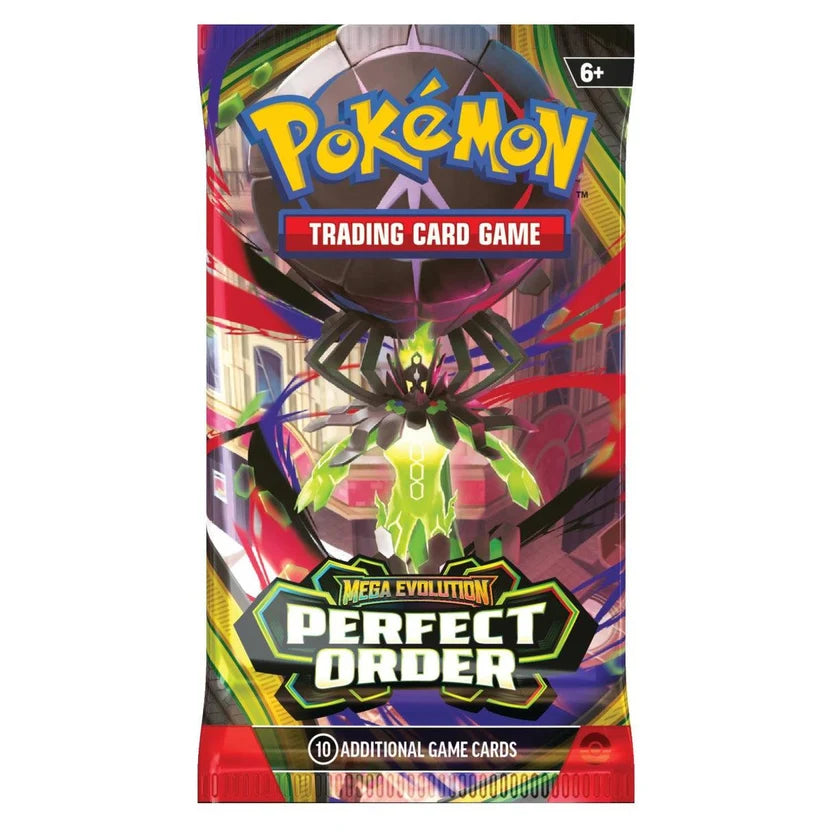 Pokémon TCG Mega Evolution—Perfect Order ME03 Booster Bundle 6 Packs Factory Sealed