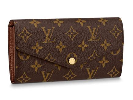 Authentic LOUIS VUITTON Monogram Portefeuille Sarah Long Wallet F#46691