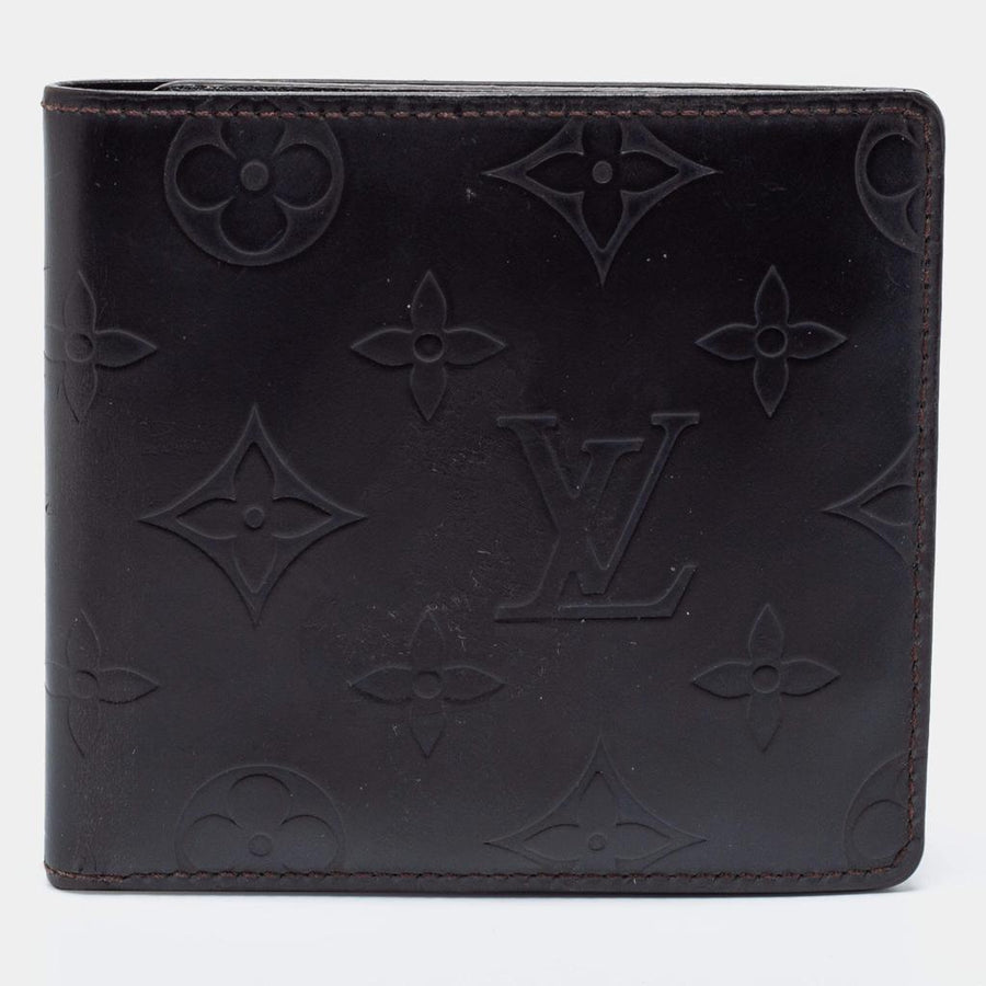 Louis Vuitton Engraved Monogram Wallet Brown – Men's Designer Bifold Wallet