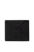 GUCCI Bi-fold Wallet Jumbo GG Leather Black